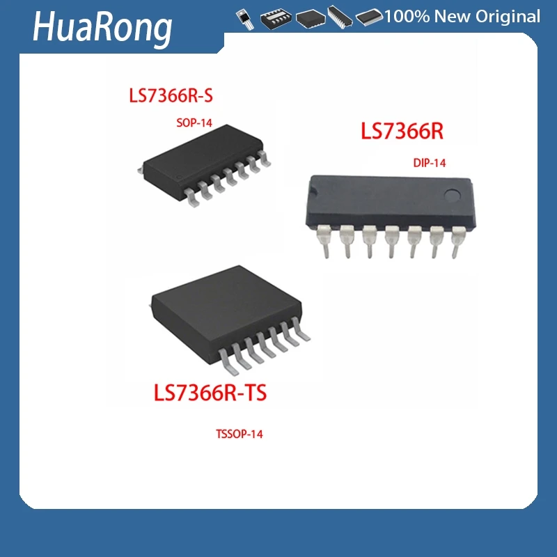 

5 шт./лот LS7366R-S СОП-14 LS7366R DIP-14 LS7366R-TS TSSOP-14 LS7366