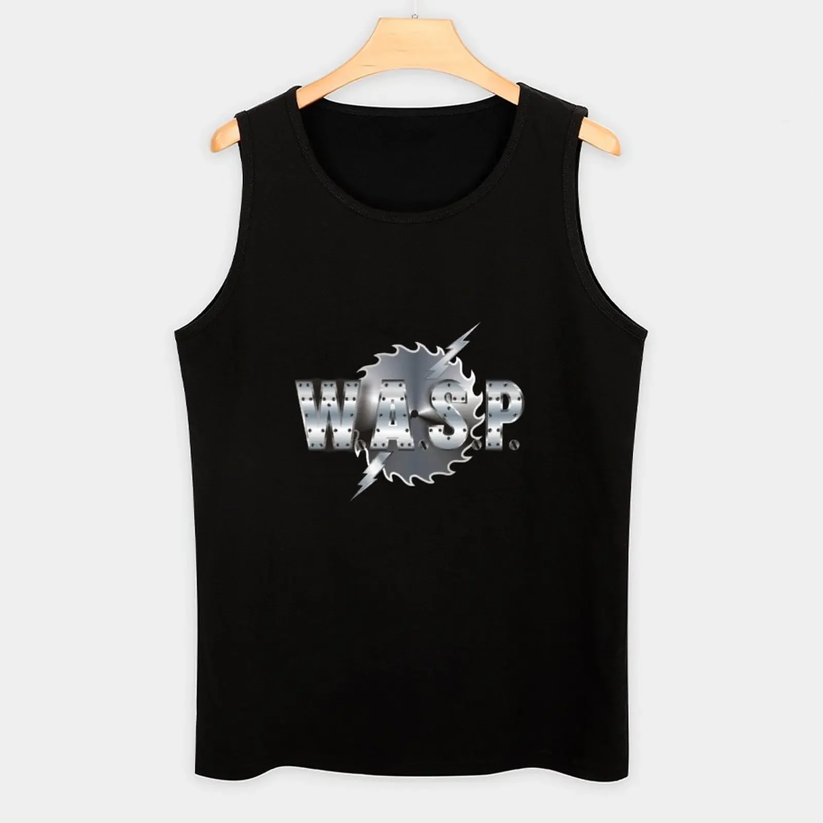 New WASP LOGO Tank Top bodybuilding t shirt Men's fitness t-shirt Bodybuilding clothing