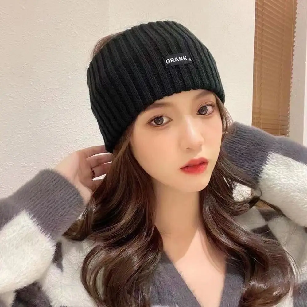 Bonnet artificiel astique en Laine à Bords Larges, Accessoires pour Cheveux, Lettres, Lavage du Visage, Cravates, dehors, Sauna, Nouvelle Collection Automne et Hiver