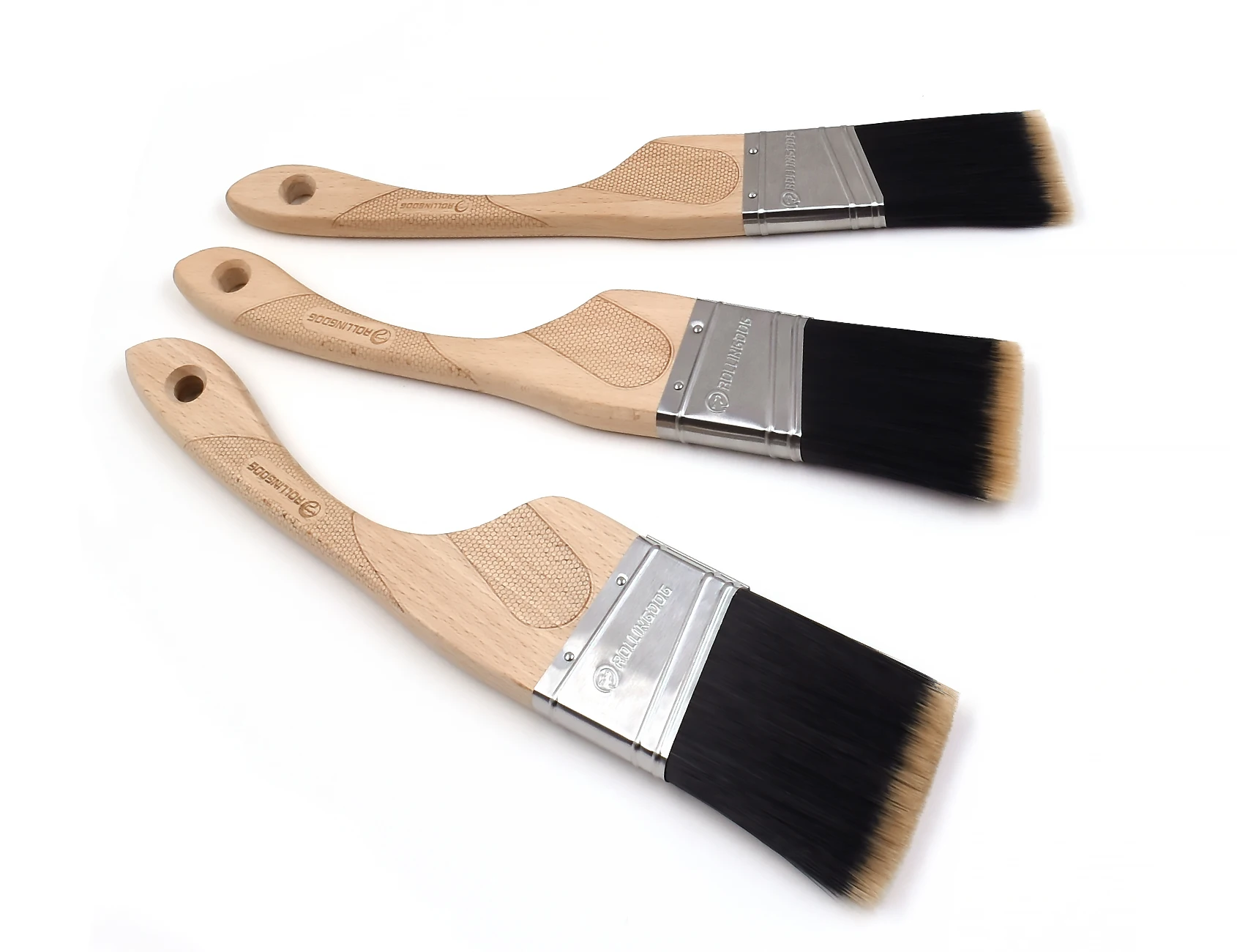 

ROLLINGDOG Angled Paint Brush Set - Trim Brush,Paint Brushes for Painting Walls,Pack of 3(1.5", 2", 2.5")