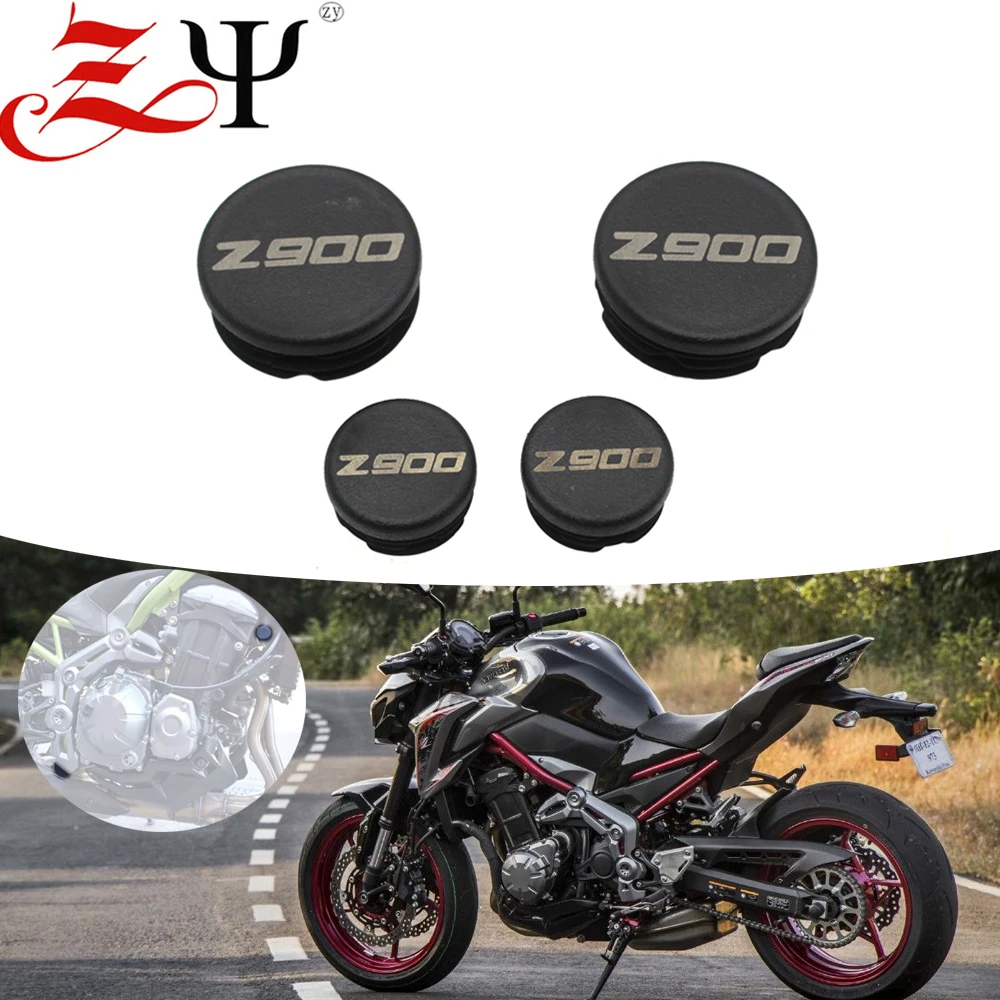 For Kawasaki Z 900 Z900 2017 2018 2019 2020 2022 Motorcycle Accessories Frame End Caps Frame Hole Cover Caps Plug Decorative