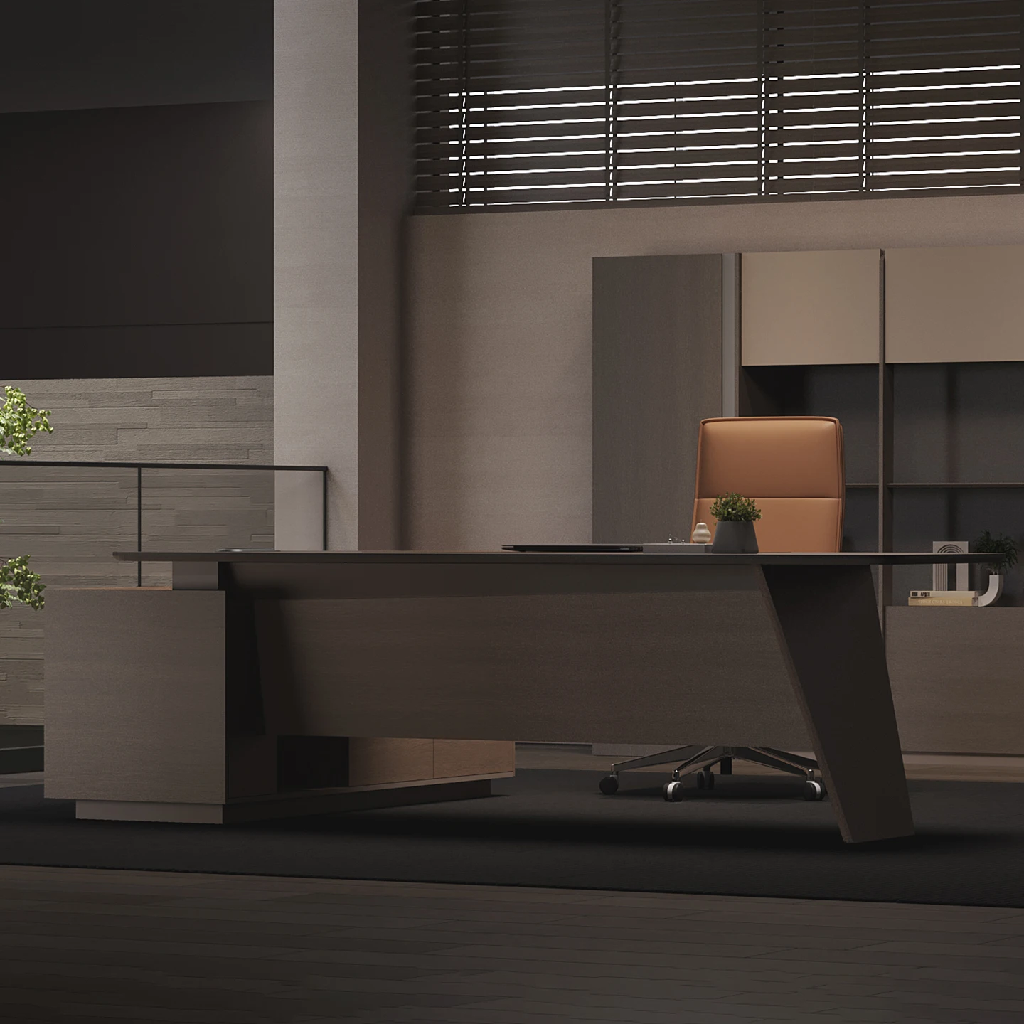 Boss office desk and chair combination modern high-end manager office large desk single small supervisor desk