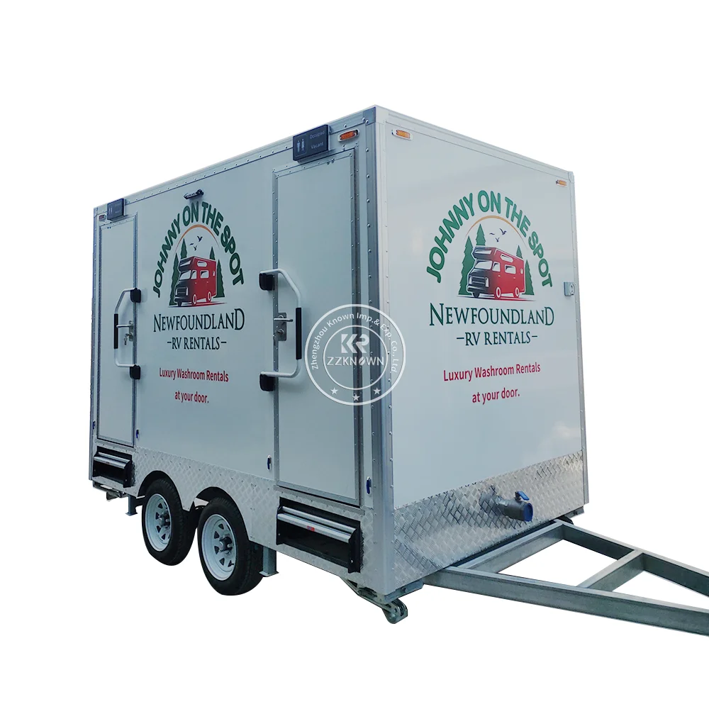 

Portable Prefab Sanitary Bathroom Mobile Toilets Shower Outdoor Camping Public Toilet Luxury Restroom Trailer