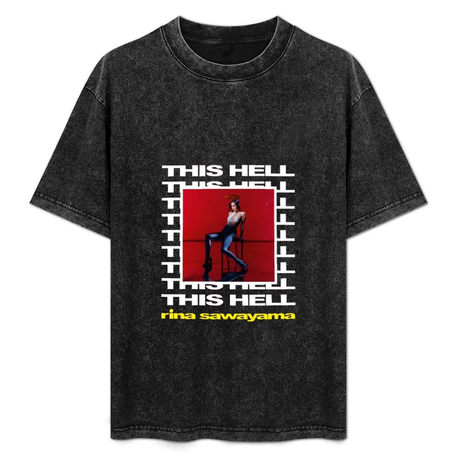 

Rina Sawayama This Hell Graphic T-Shirt Gym Exercise Short Sleeve T-Shirt