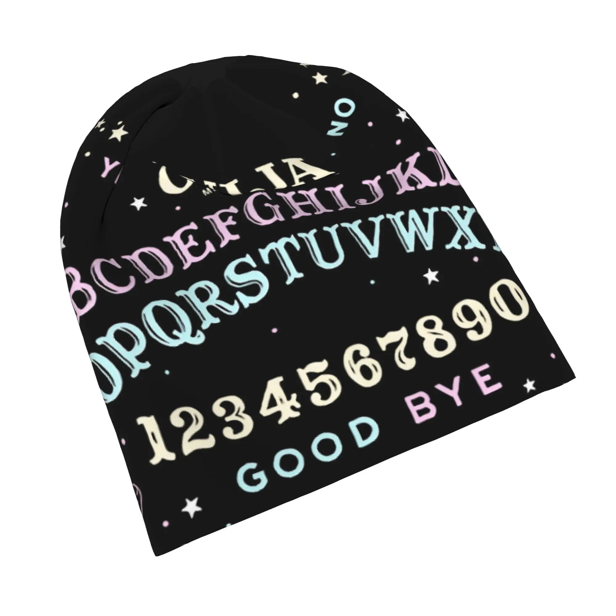 Mystical Ouija Board Bonnet Hat Fashion Outdoor  Skullies Beanies Hats Men's Women's Warm Thermal Elastic Caps