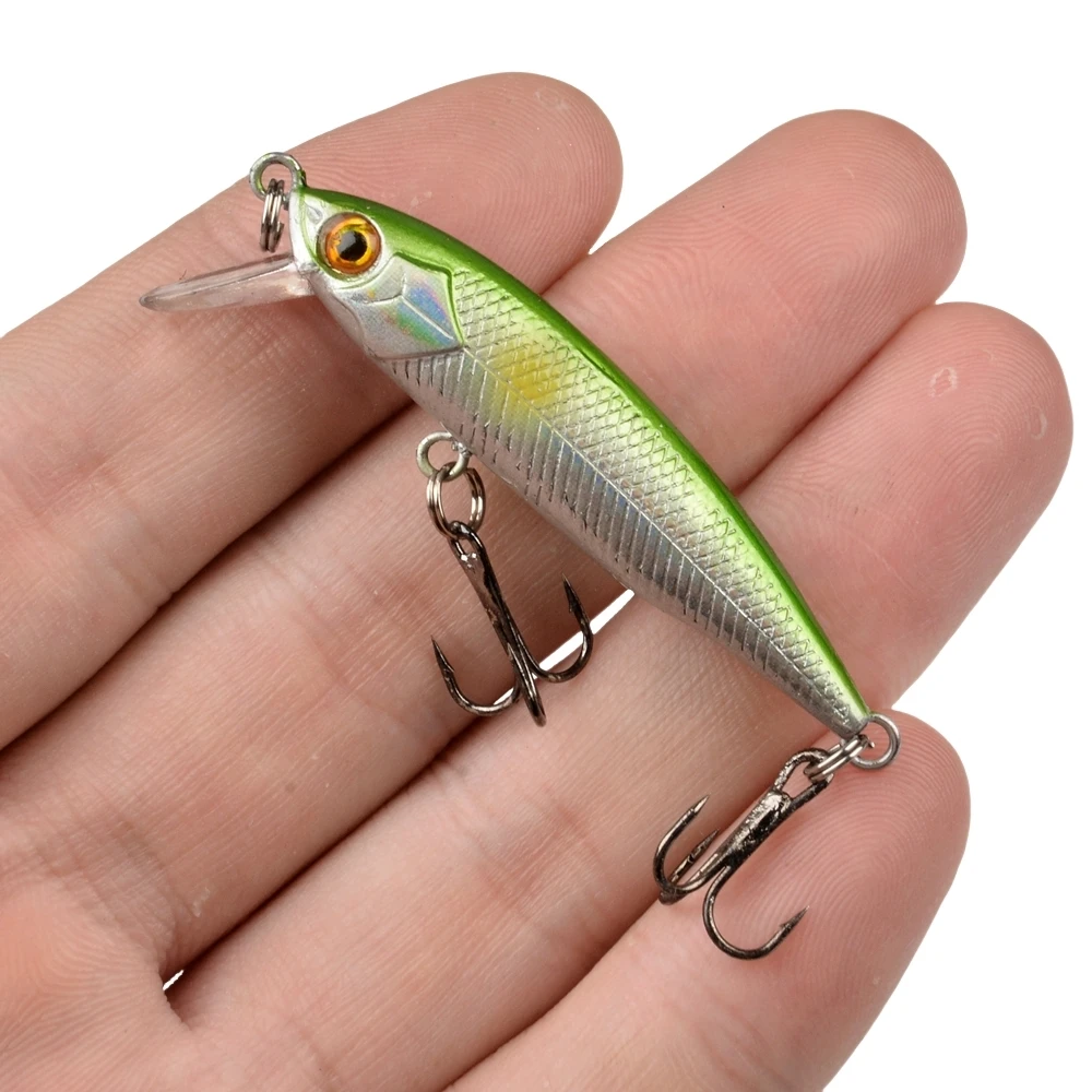 1Pcs 55MM 3.2G Mini Japan Model Sinking Minnow Fishing Lures Jerkbaits Peche Artificial Bait Wobbler Lure for Trout Bass Carp