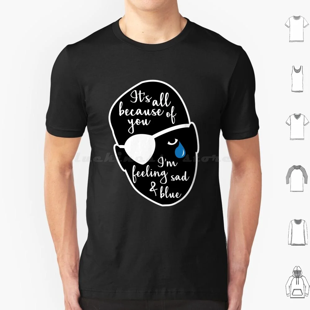 Sad & Blue T Shirt Big Size 100% Cotton Hip Hop Hip Hop Head Real Hip Hop Hip Hop Culture Underground Hip Hop Rap Rapper Nyc