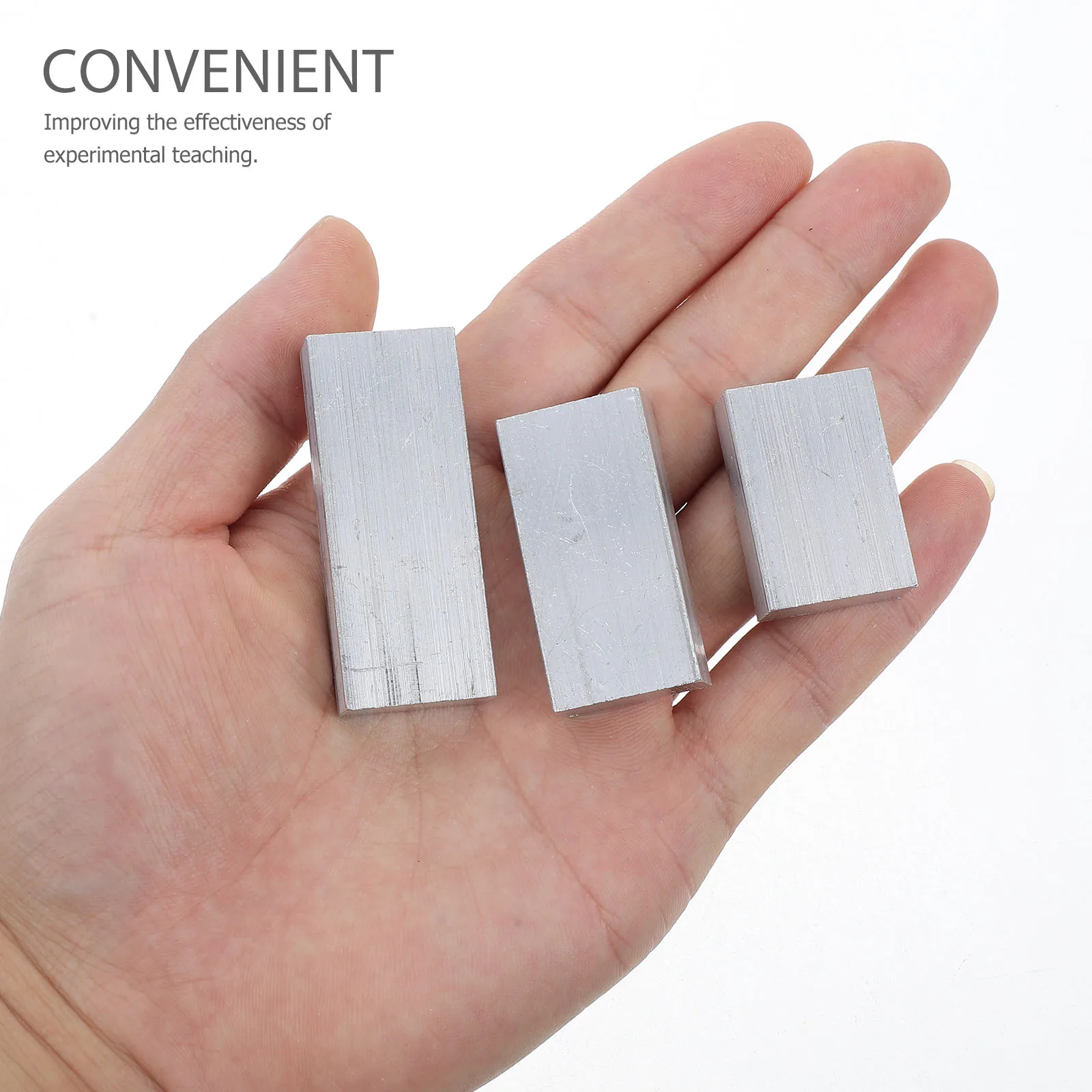 

9 Pcs Density Experimental Equipment Element Cube Aluminum Heat Block Iron Alloy Accurate Measurement Easy Comparison Physics