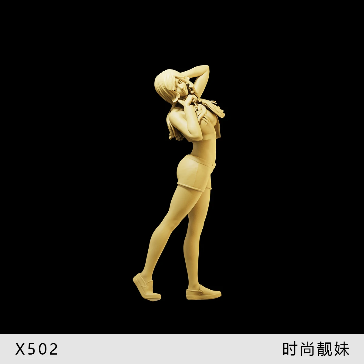 المنمنمات تمثال 1/64 1/43 1/35 فتاة الموضة شخصيات جميلة ثلاثية الأبعاد طباعة ديوراما دمية طاولة الرمل المشهد الدعائم عرض الديكور