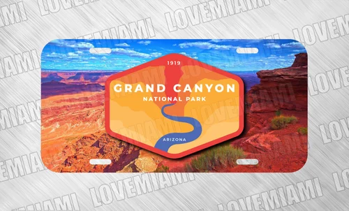 Visit Grand National Park Arizona  License Plate Auto Car Tag FREE SHIP Aluminum