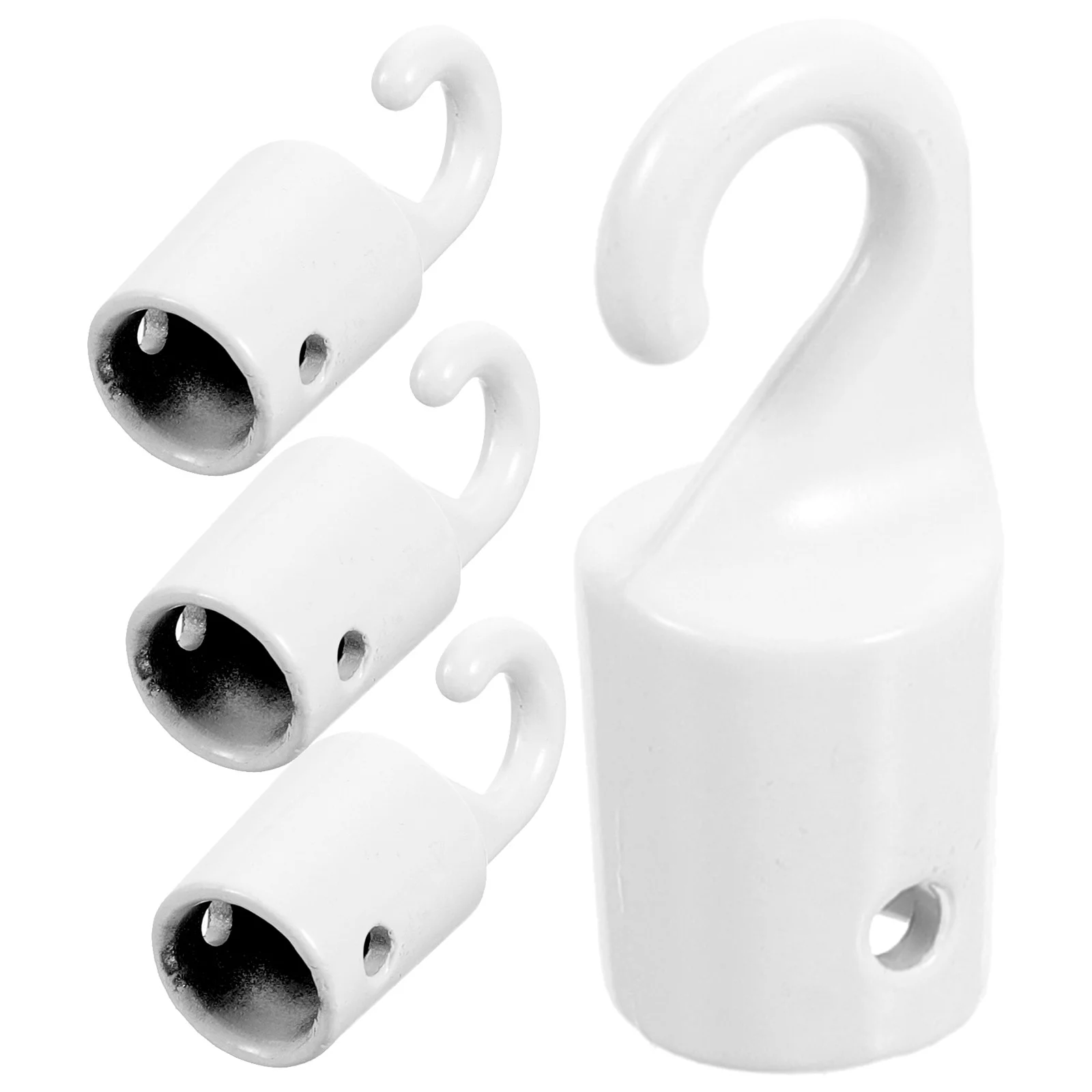 

4 Pcs Blind Hook Vertical Blinds Replacement Parts Tip Adhesive Hooks for Hanging Metal Replacements