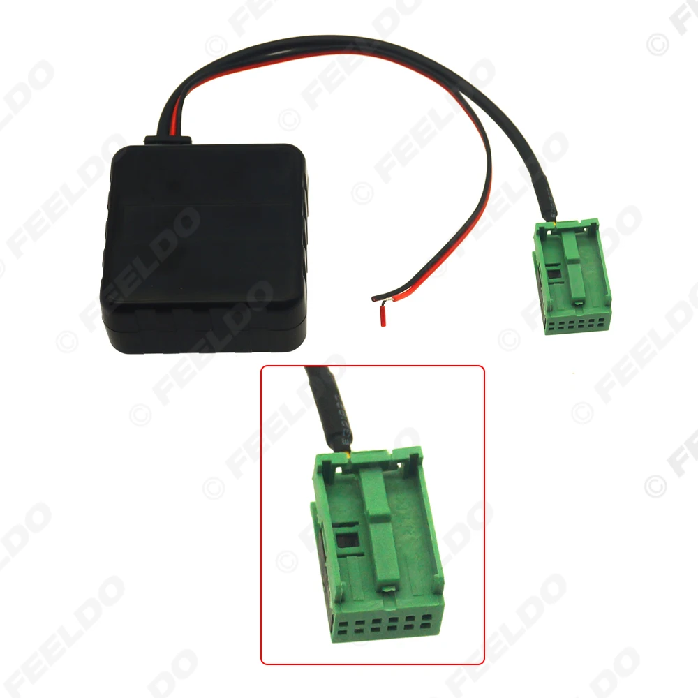 Car Wireless Bluetooth Module 12Pin AUX Adapter For Mercedes CLC SLK SL 2008 Comand NTG 2.5 Stereo Aux Audio Receiver Wire