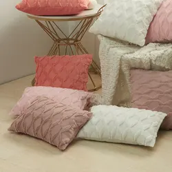 30x50cm 소파 부드러운 플러시 쿠션 커버에 대 한 장식 베개 커버 북유럽 스타일 거실 Fundas De Cojines 베개 케이스