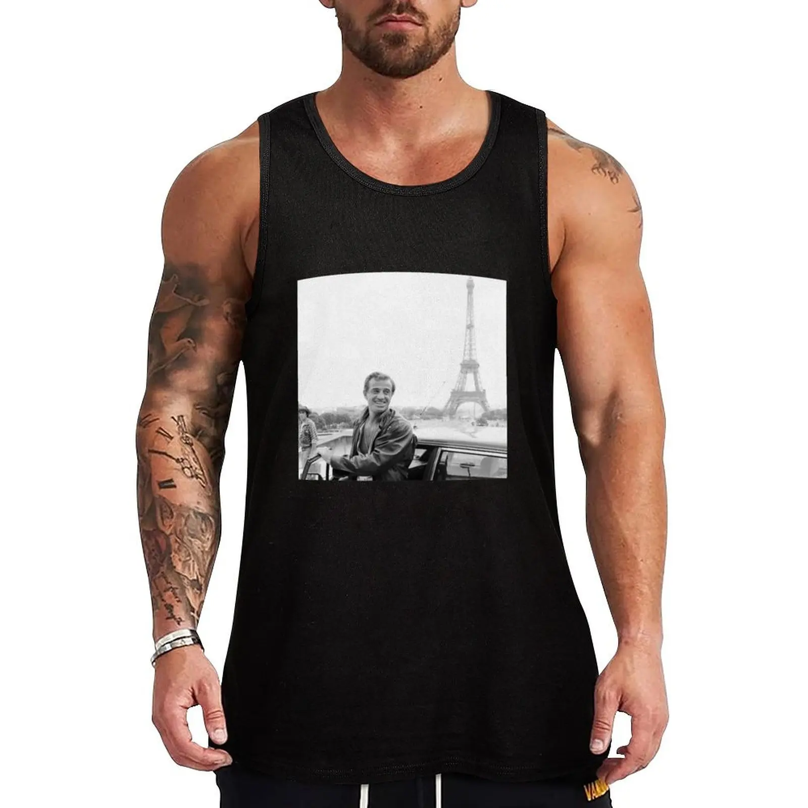 

Jean Paul Belmondo Classic Tank Top new in tops & t-shirt Men's summer t-shirt Male clothes