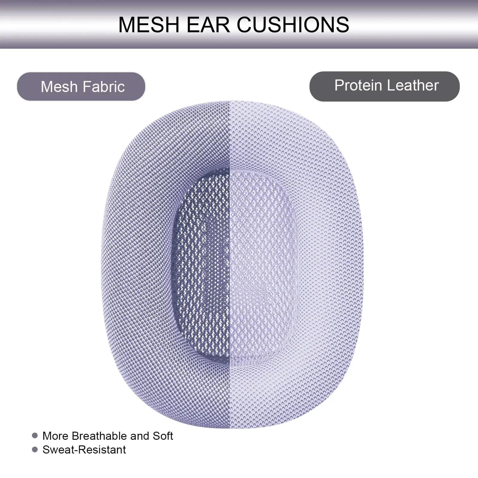 زوج واحد من وسادات الأذن البديلة من الفوم لأجهزة AirPods Max 2024، Apple 2.0 سماعات الأذن/غطاء الأذن ملحقات سماعة الرأس