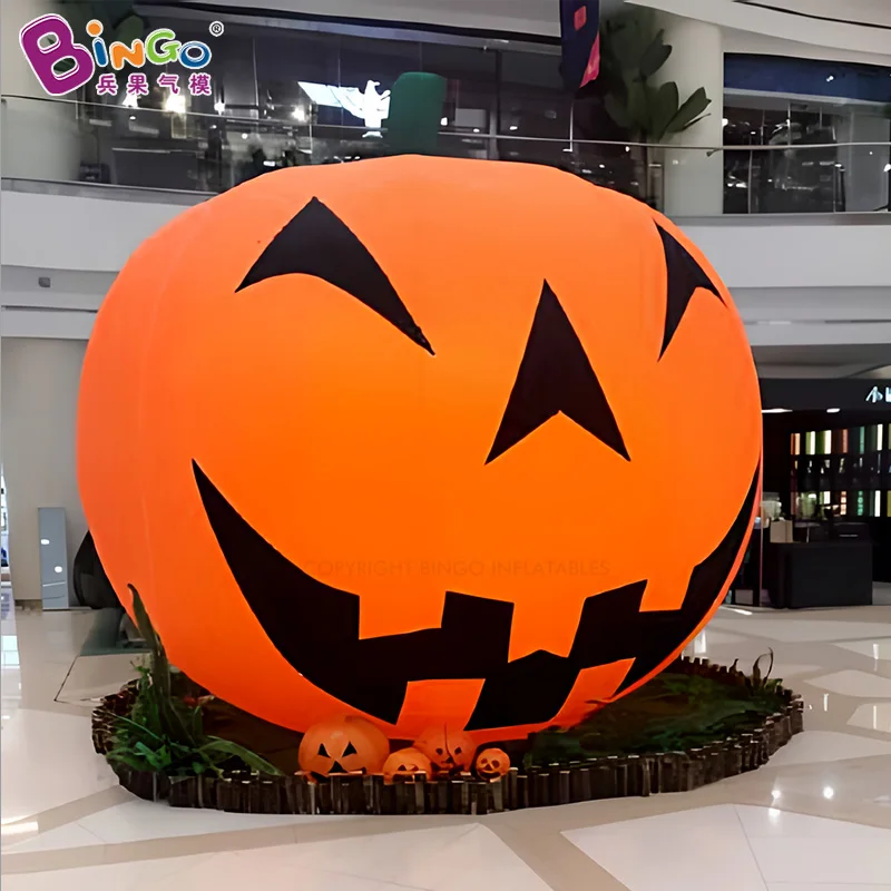 Halloween Inflatable Pumpkin Balloon For Outdoor Garden Decoration Cushaw Ghost Horror Props