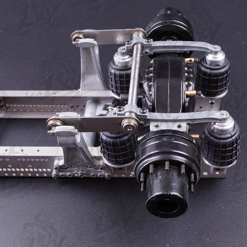 ชุดระบบกันสะเทือนแบบถุงลม 4 ตัว / 8 ตัว ขนาด 1:14 สำหรับรถบรรทุก Tamiya RC รุ่น SCANIA 770S R620 VOLVO BENZ Arocs MAN TGX