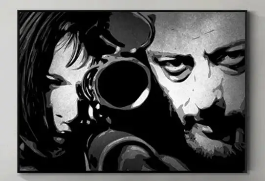 Leon Movie 90s Classic Print Art Canvas Poster For Living Room Decor Home Wall Picture