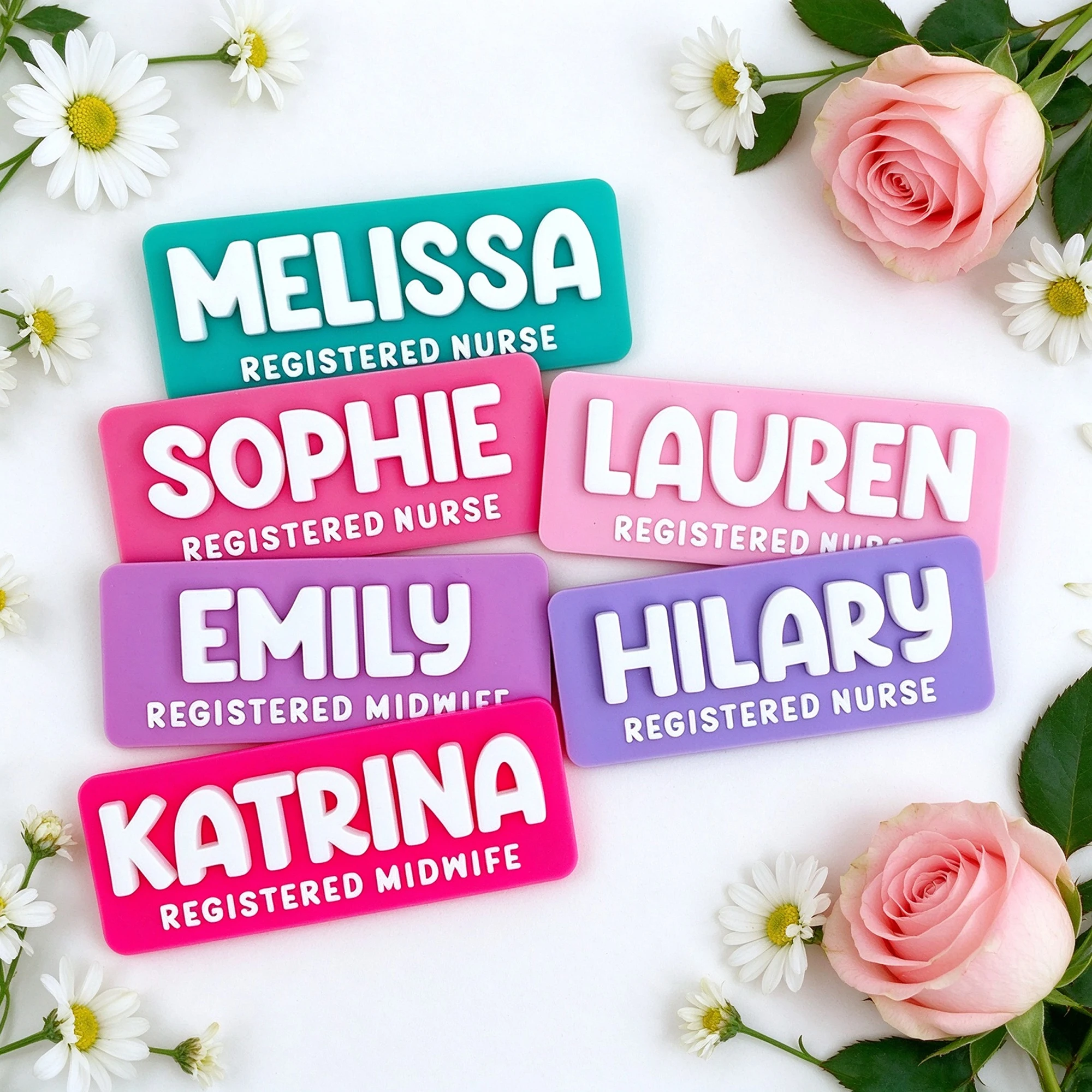 Personalized Custom Badges |   Customized Personalized Name Badges |   Name Badge |   Teacher |   Nurse |   Doctor |   Teacher |   Dentist |   Obstetric Nurse |   Intern |   Cafe |   Restaurant, Custom Work Name Badges, Work Name Badges, Personalized Name Badges, Acrylic Name Badges, Nurse Gifts, Teacher Gifts