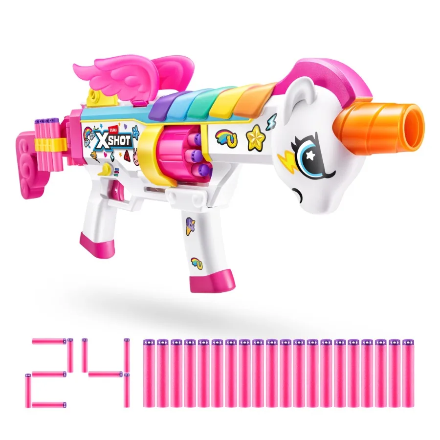 

Blastercorn Big Rizz Blaster 24 Darts Motorized Outdoor Blaster by ZURU for Ages 8+