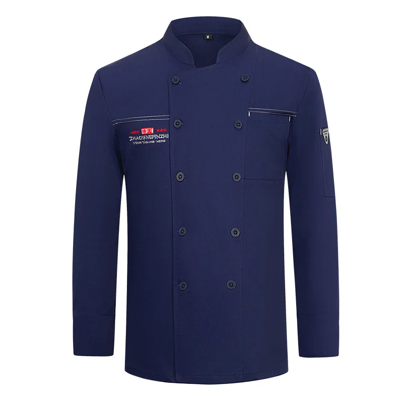 Chef-Kok Overalls Herfst En Winter Catering Hotel Restaurant Chinese Restaurant Keuken Kleding Bakken Gebak Tooling W