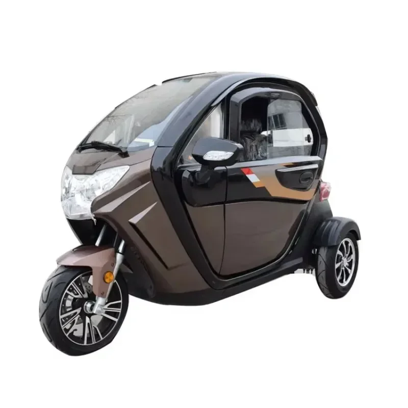 China Electric Mobility Tricycle Double Adulte  Enclosed Tricycle For Handicapped
