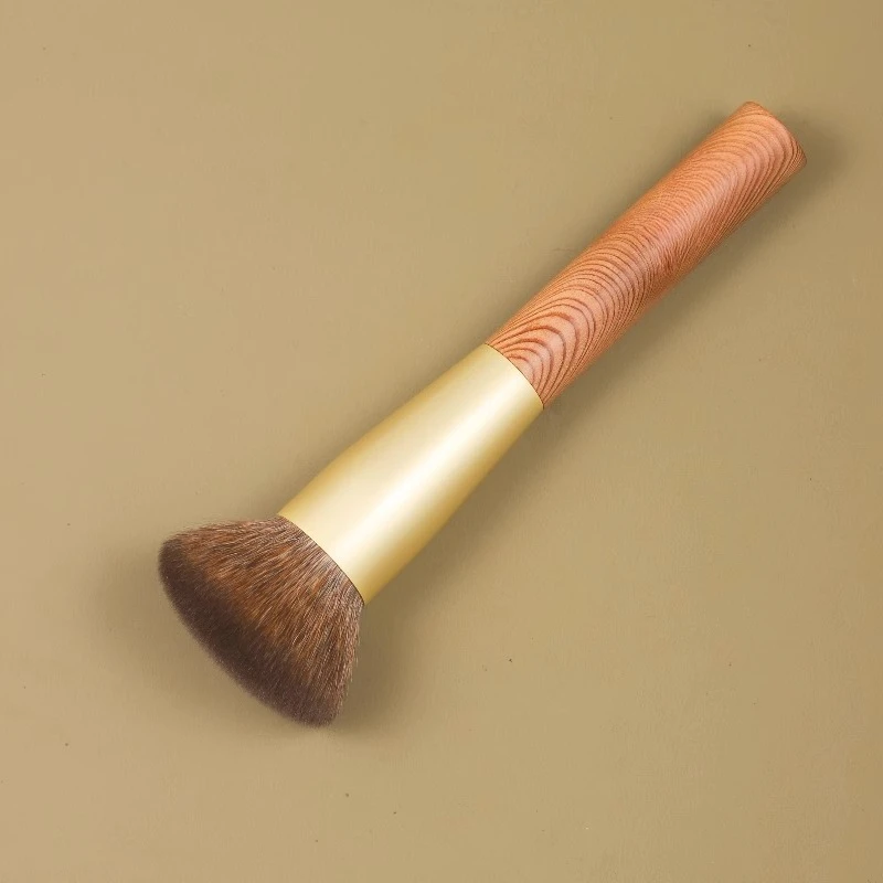 Squirrel Hair Large Flat Head Powder Brush Loose Powder Bottom Makeup Brush