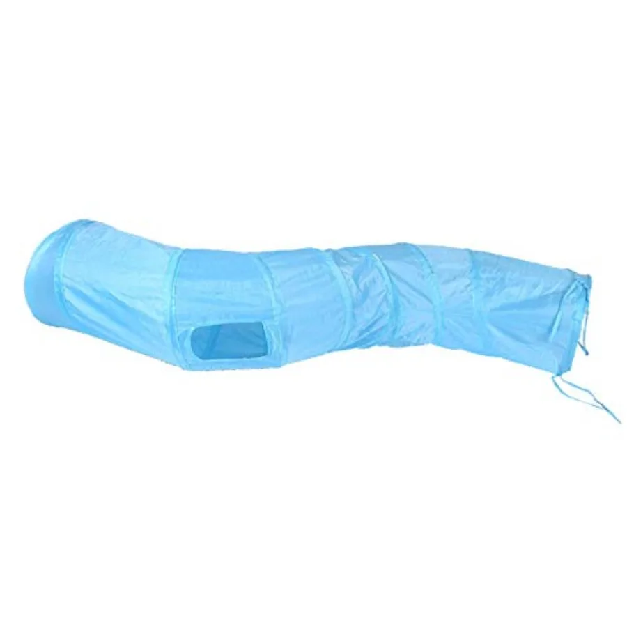 

Cat Tunnel for Indoor Cats Interactive Rabbit Tunnel Toys Pet Toys Play Tunnels for Cats Kittens Rabbits Puppies Crinkle Pop Up