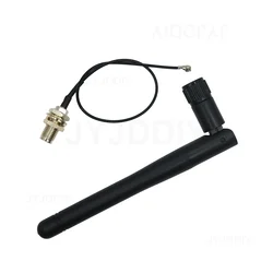 2.4GHz 3dBi WiFi 2.4g Antenna Aerial RP-SMA Male wireless router+ 17cm PCI U.FL IPX to RP SMA Male Pigtail Cable ESP8266 ESP32