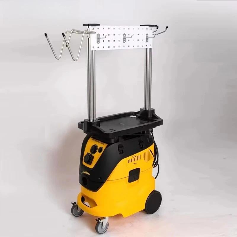 Electric Sandpaper Machine with Dust Collection Bucket Vacuum Cleaner Working Center Table