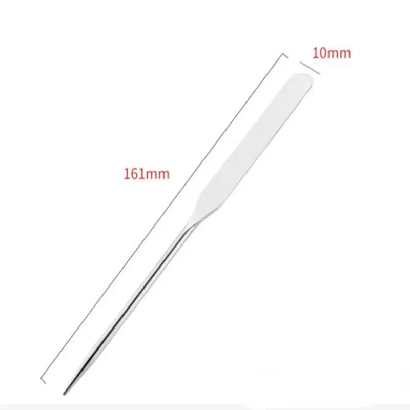 1Pcs Stainless Steel Dual Heads Makeup Toner Spatula Mixing Stick Foundation Cream Tool Cosmetic Make Up Accessories