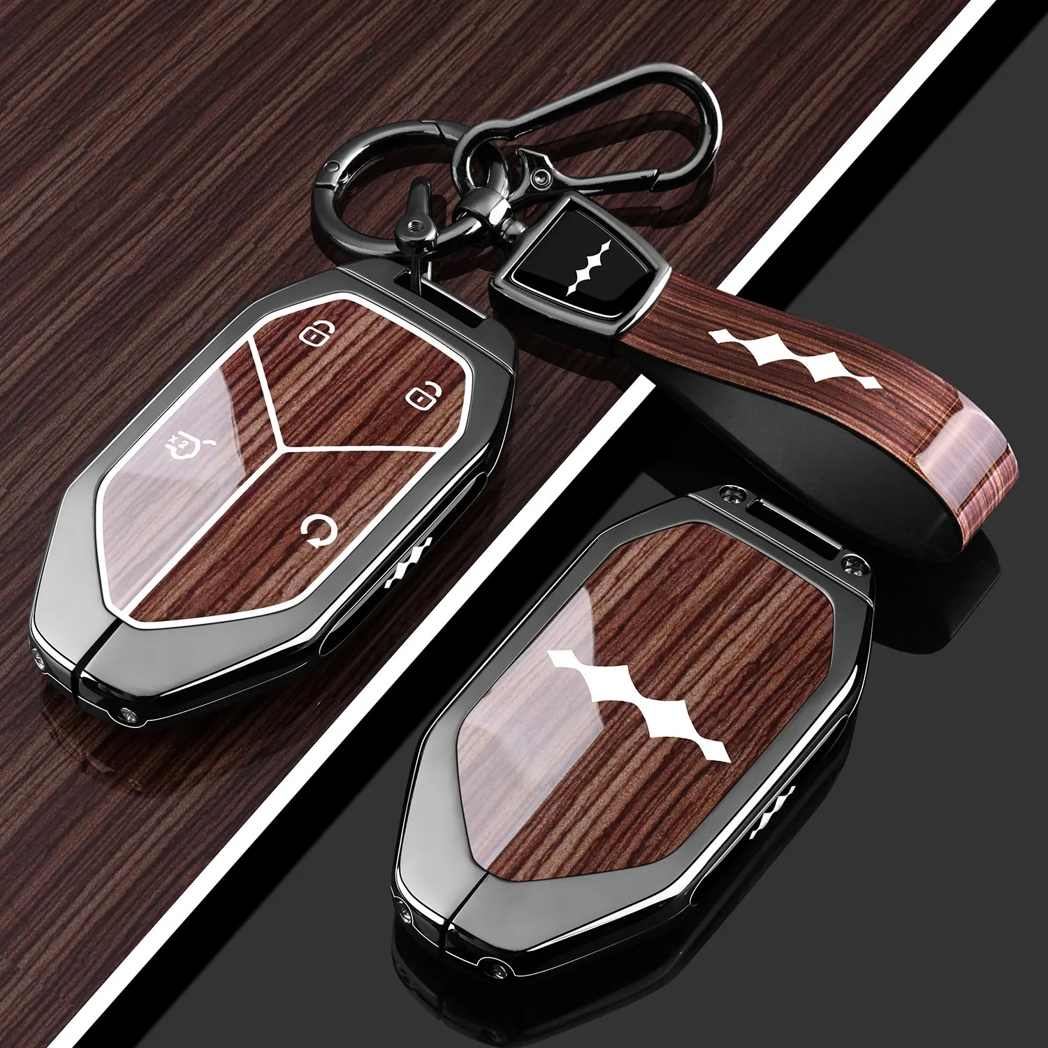 BYD Formula Titanium 7-Key Set - Premium Full Metal Shell Buckle for Men Special Leopard5 Leopard Five Leopard8 Leopard3 Titaniu