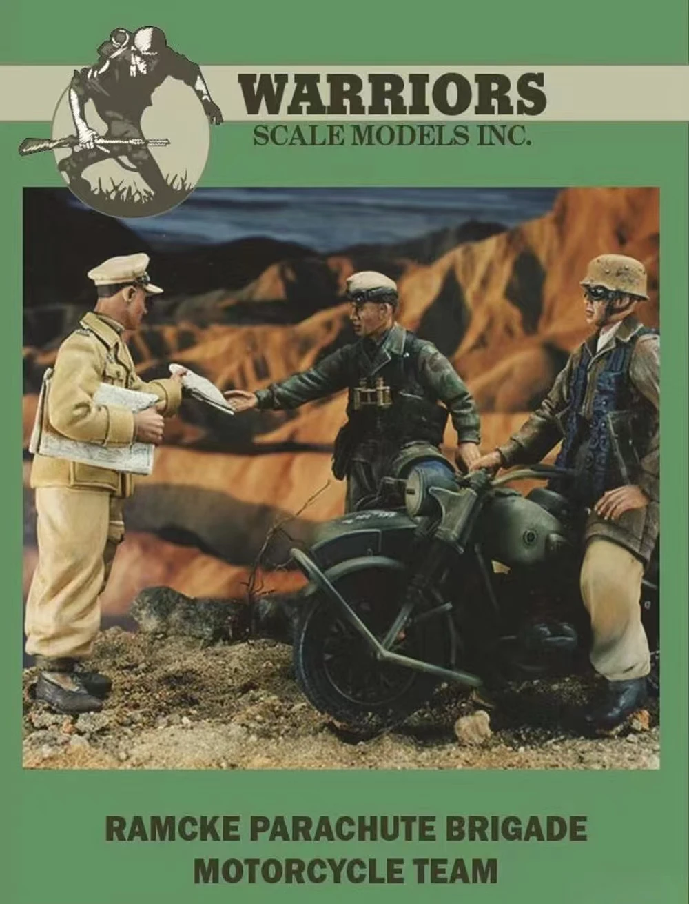 1:35 Resin Model Kit German Army View Map