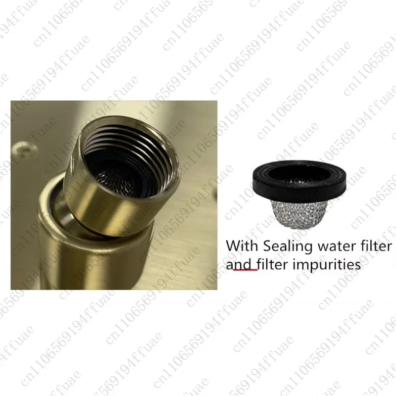 Overhead Showerhead Gold Square 10-inch