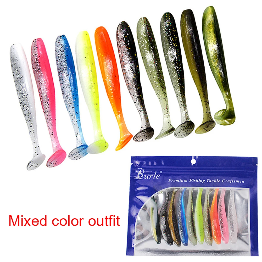 10 قطعة 7 سنتيمتر 2 جرام دودة Wobblers الصيد السحر الاصطناعي كرانكبيت سويم الطعم الناعم #3