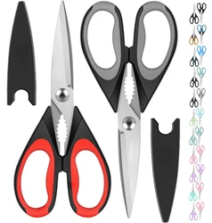 Kitchen Scissors All Purpose Heavy Duty Meat Poultry Shears, Dishwasher Food Cooking Scissors Stainless Steel Utility Scissors