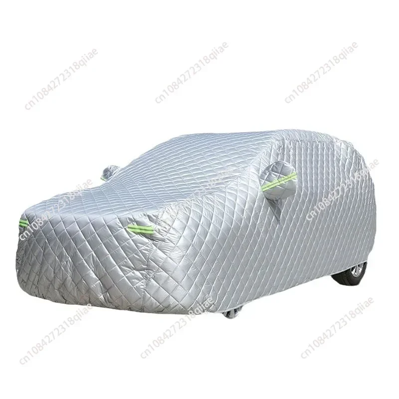 Winter Car Cover Outdoor Cotton Thickened Awning for Car Anti Hail Protection Snow Covers Sunshade Waterproof Dustproof for SUV