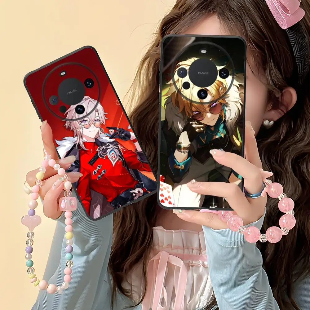 Honkai Star Rail Aventurine coque de téléphone pour Huawei Mate 60 50 40 30 20 10 Pro Plus Lite E 5G couleur impression couverture couverture de luxe