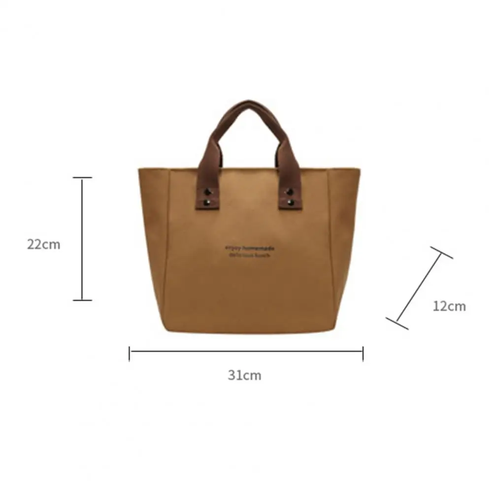 여성용 캔버스 핸드백 솔리드 컬러 여성용 캐주얼 대용량 여행 가방 두꺼운 핸드백 대용량 예술 학생 패키지