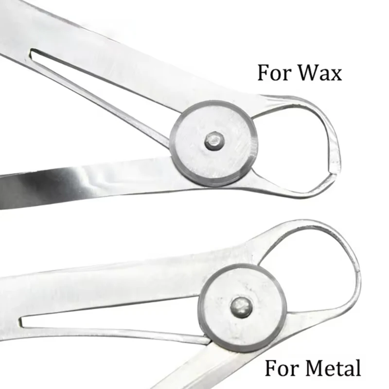 

Dental Gauge Caliper Dentist Stainless Steel Wax Measurement Ruler Metal Measuring Ruler Dentisty Lab Tools Autoclavable