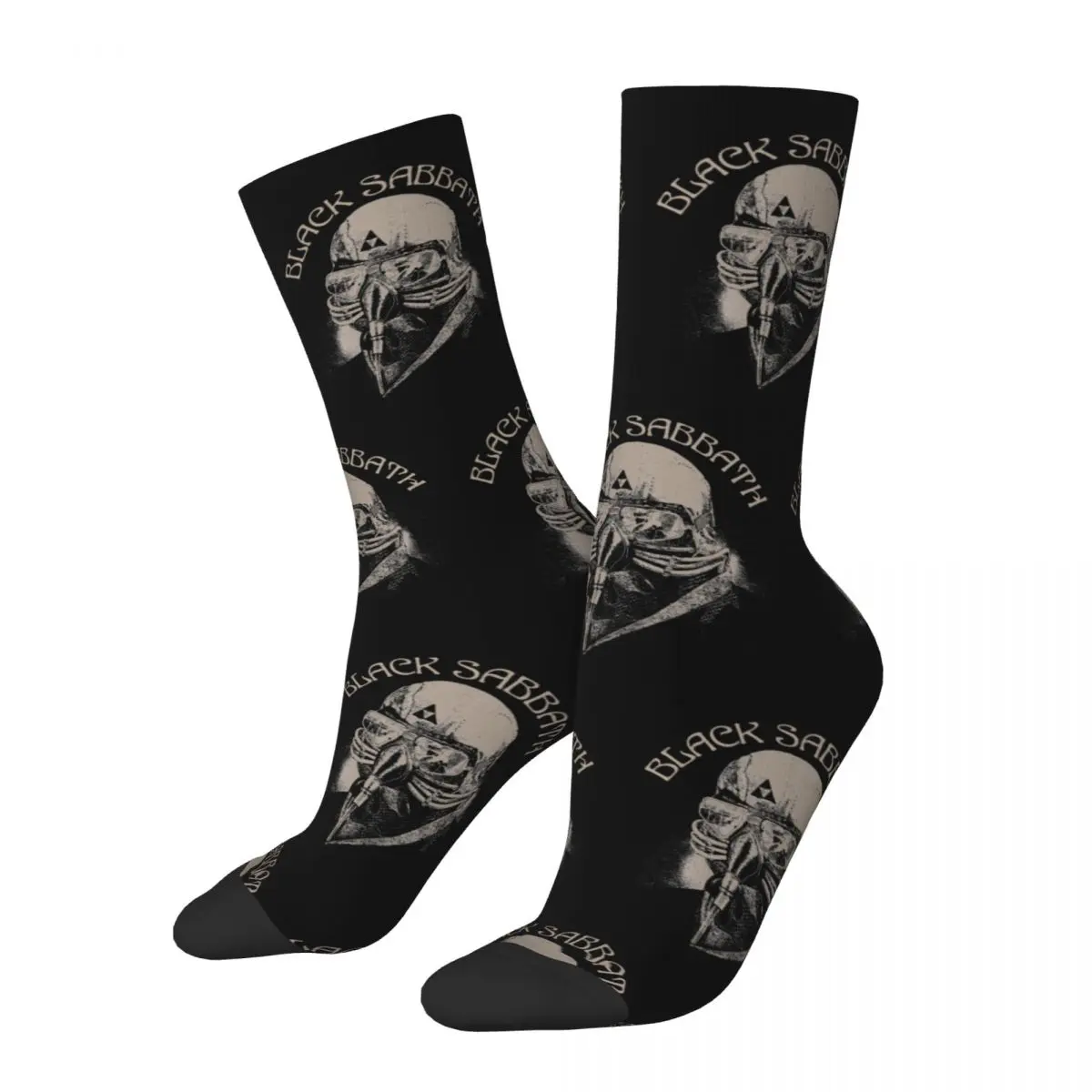 

Heavy Metal Band Sabbath Theme Design Crew Socks Merch for Women Breathable Printing Socks