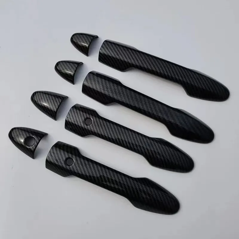 for Honda Freed GB5 GB6 GB7 GB8 2017~2023 2018 Chrome Carbon Fiber Door Handle Key Decoration Cover Trim Sticker Cap Accessories