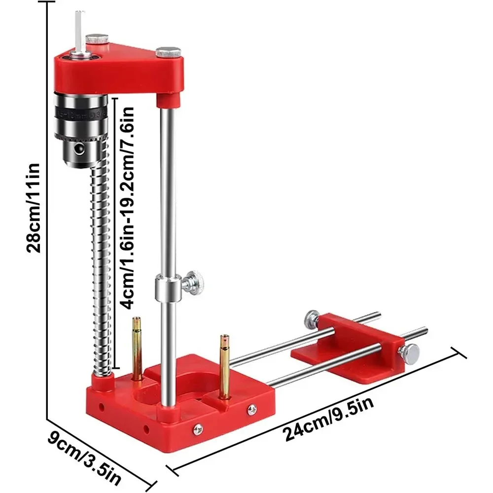 Herramienta de localización de taladro de carpintería, posicionador de perforación preciso, broca de plástico, plantilla de perforación, localizador de carpintero de mano, 6mm, 8mm, 10mm