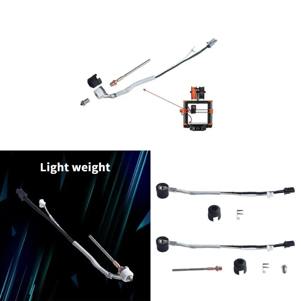 

R53C Ceramic Heater Upgrades For MK4/XL Printers Heating Cartridge Set Outperforms Stock Aluminum Block