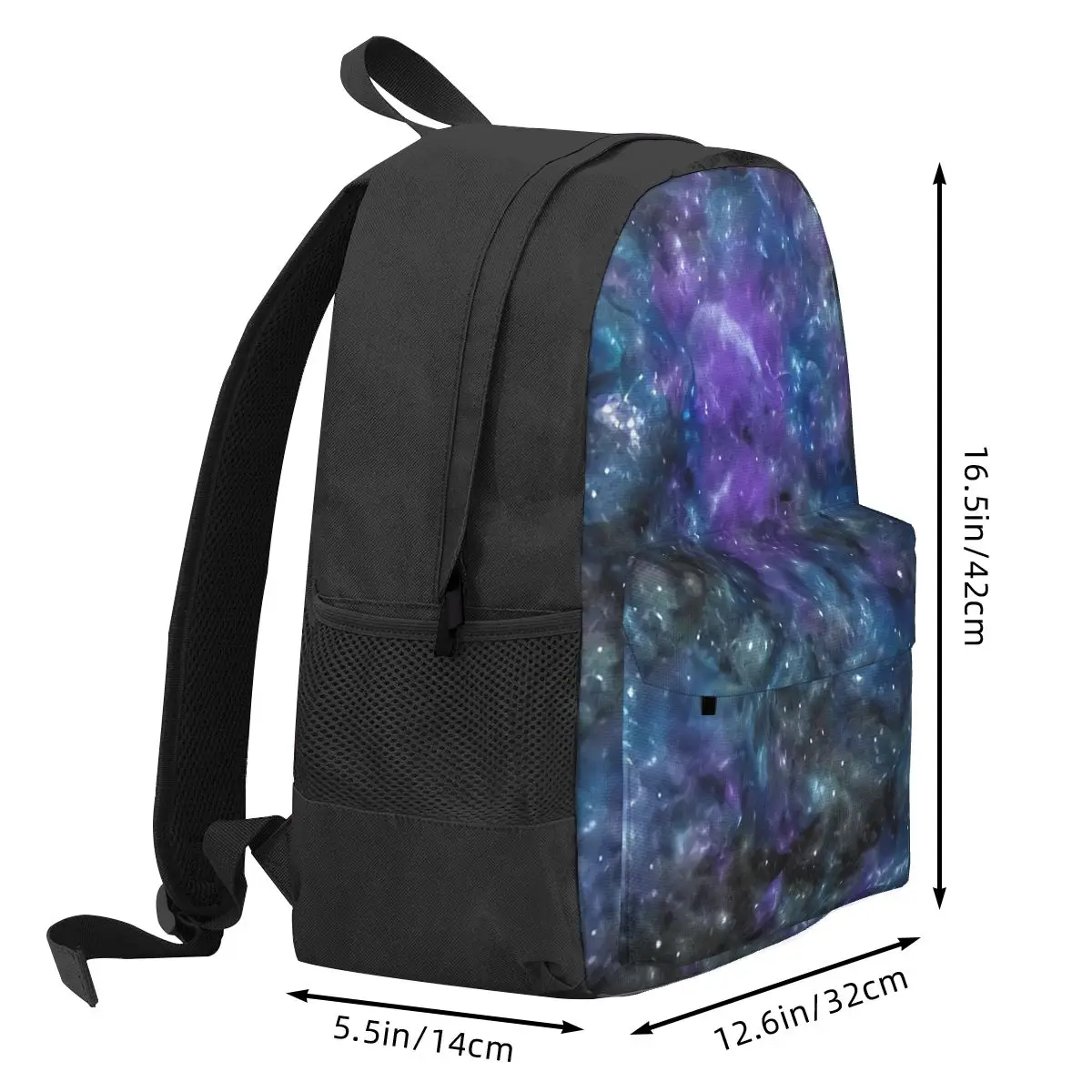 Glowing Nebula Backpack Hot Sale Daypack Large Capacity Kids BookBag School Bag Shoulder Bags for Men Women