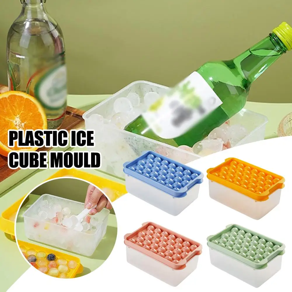 3 Teil/satz Lebensmittelqualität Kunststoff Eiswürfelform Kit Heimgebrauch Eismaschine Aufbewahrungsbox für die Erstellung von Eisblöcken Küche Essential