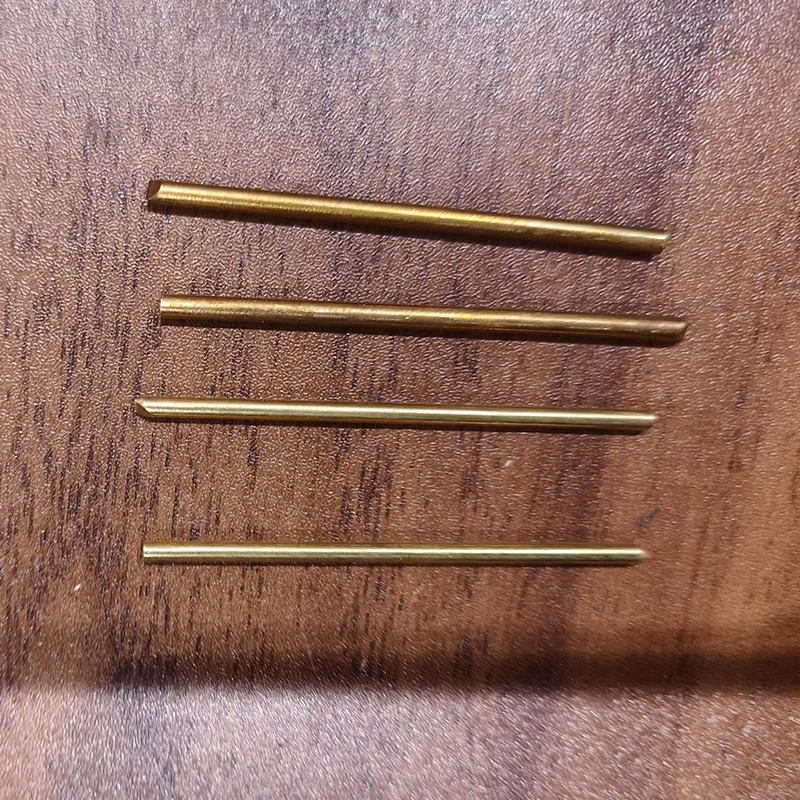 Material de Latão, 4 peças/lote, Haste de Latão de 50MM de Comprimento para Facas Victorinox Swiss Army de 58MM, 91MM, 84MM, 85MM, 111MM