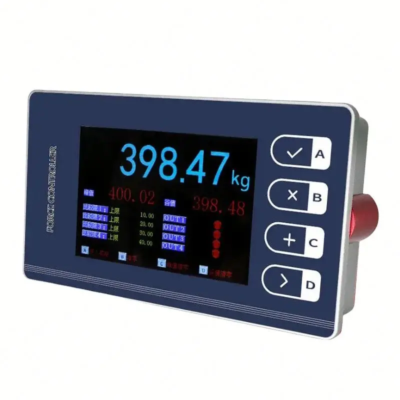 Digital Force Gauge with LCD Display, Load Cell Tester, Push Pull Meter & Weighing Scale Transmitter