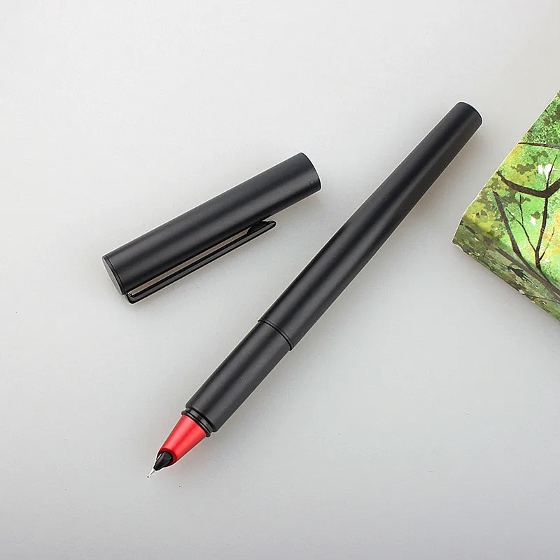 High Quality Office Jinhao 35 Matte Black Gift Fine Finance Hooded Nib Fountain Pen