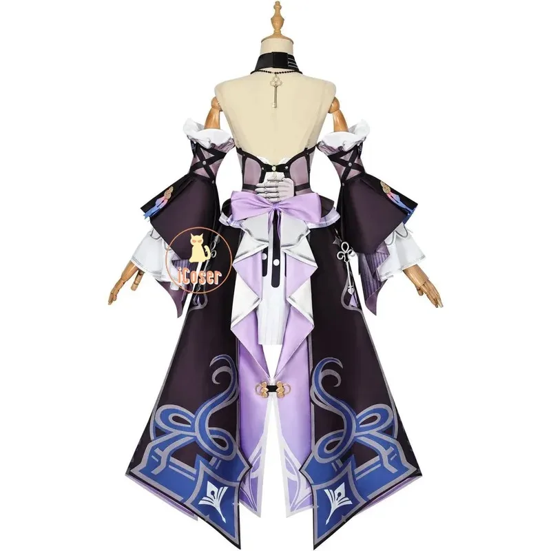 Honkai Star Rail The Herta Cosplay disfraz peluca vestido sombrero uniforme sombreros collar fiesta de Halloween para mujeres niñas accesorios iCosera